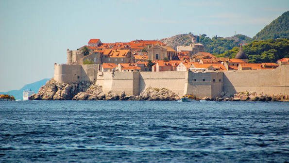 Dubrovnik Old Walled City Coast Croatia